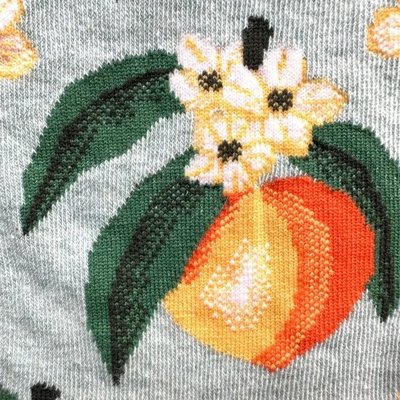 Peach Flower Socks - Picture 4 of 4